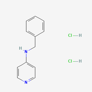 molecular formula C12H14Cl2N2 B1498277 Benzyl-pyridin-4-YL-amine dihydrochloride CAS No. 289905-40-4