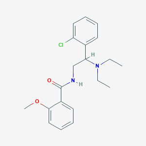 N-[2-(2-chlorophenyl)-2-(diethylamino)ethyl]-2-methoxybenzamide