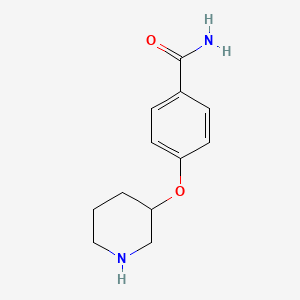 4-(3-Piperidinyloxy)benzamide