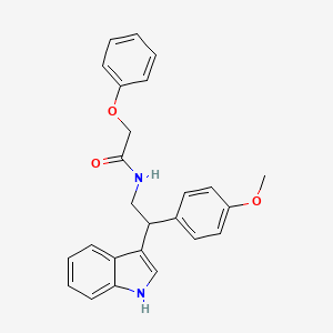 molecular formula C25H24N2O3 B14982933 N-[2-(1H-indol-3-yl)-2-(4-methoxyphenyl)ethyl]-2-phenoxyacetamide 