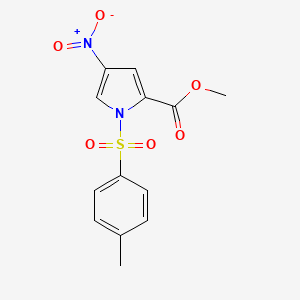 molecular formula C13H12N2O6S B1498294 4-硝基-1-(对甲苯磺酰基)吡咯-2-甲酸甲酯 CAS No. 930111-86-7