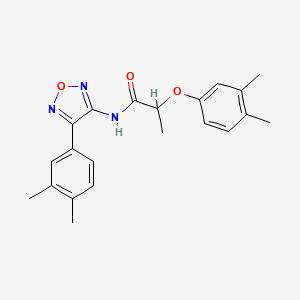 2-(3,4-dimethylphenoxy)-N-[4-(3,4-dimethylphenyl)-1,2,5-oxadiazol-3-yl]propanamide