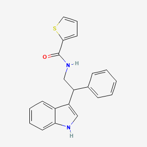 molecular formula C21H18N2OS B14983015 N-[2-(1H-indol-3-yl)-2-phenylethyl]thiophene-2-carboxamide 