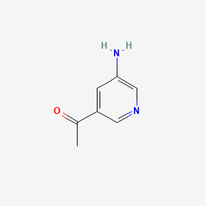 molecular formula C7H8N2O B1498304 5-Amino-3-acetylpyridine CAS No. 887588-65-0