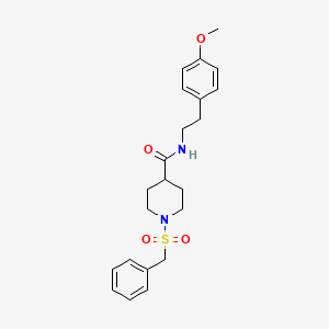 molecular formula C22H28N2O4S B14983075 1-(benzylsulfonyl)-N-[2-(4-methoxyphenyl)ethyl]piperidine-4-carboxamide 