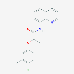 2-(4-chloro-3-methylphenoxy)-N-(quinolin-8-yl)propanamide