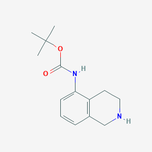 molecular formula C14H20N2O2 B1498316 tert-Butyl (1,2,3,4-tetrahydroisoquinolin-5-yl)carbamate CAS No. 887591-04-0