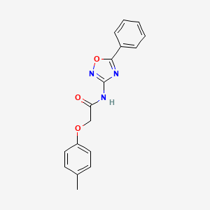 molecular formula C17H15N3O3 B14983171 2-(4-methylphenoxy)-N-(5-phenyl-1,2,4-oxadiazol-3-yl)acetamide 