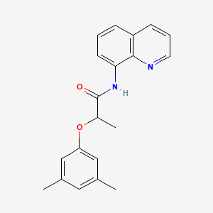 molecular formula C20H20N2O2 B14983175 2-(3,5-dimethylphenoxy)-N-(quinolin-8-yl)propanamide 