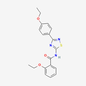 2-ethoxy-N-[3-(4-ethoxyphenyl)-1,2,4-thiadiazol-5-yl]benzamide