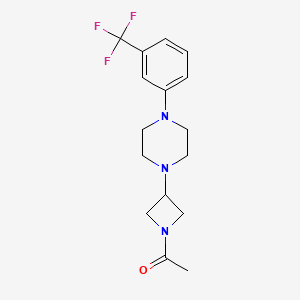 1-{3-[4-(3-Trifluoromethyl-phenyl)-piperazin-1-YL]-azetidin-1-YL}-ethanone