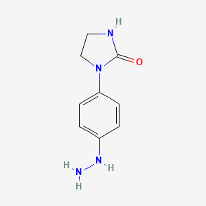 1-(4-Hydrazinylphenyl)imidazolidin-2-one