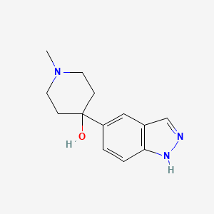 4-(1H-Indazol-5-YL)-1-methyl-piperidin-4-OL