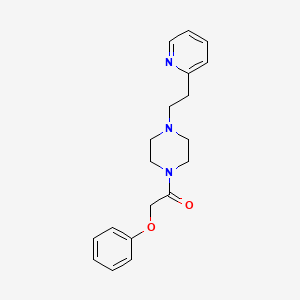 2-Phenoxy-1-{4-[2-(pyridin-2-yl)ethyl]piperazin-1-yl}ethanone