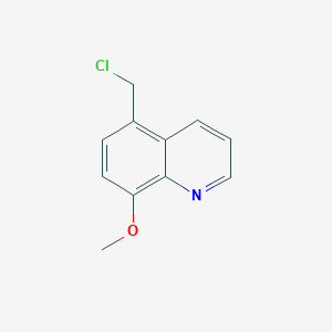 molecular formula C11H10ClNO B1498346 5-(氯甲基)-8-甲氧基喹啉 CAS No. 740797-41-5