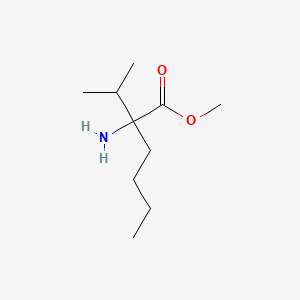 Methyl 2-amino-2-isopropylhexanoate