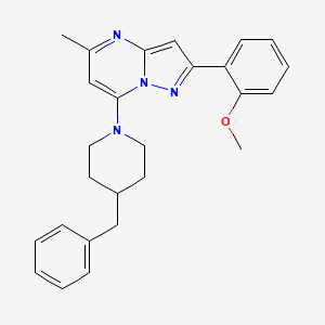 7-(4-Benzylpiperidin-1-yl)-2-(2-methoxyphenyl)-5-methylpyrazolo[1,5-a]pyrimidine