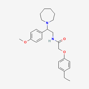 N-[2-(azepan-1-yl)-2-(4-methoxyphenyl)ethyl]-2-(4-ethylphenoxy)acetamide