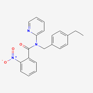 N-(4-ethylbenzyl)-2-nitro-N-(pyridin-2-yl)benzamide