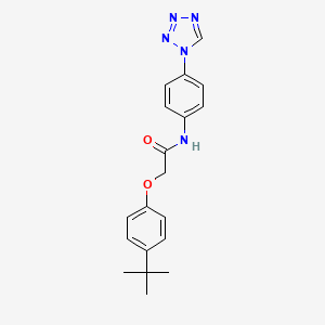 molecular formula C19H21N5O2 B14984056 2-(4-tert-butylphenoxy)-N-[4-(1H-tetrazol-1-yl)phenyl]acetamide 