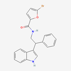 5-bromo-N-[2-(1H-indol-3-yl)-2-phenylethyl]furan-2-carboxamide