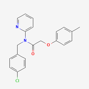 N-(4-chlorobenzyl)-2-(4-methylphenoxy)-N-(pyridin-2-yl)acetamide