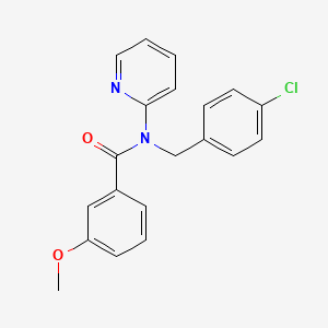 N-(4-chlorobenzyl)-3-methoxy-N-(pyridin-2-yl)benzamide