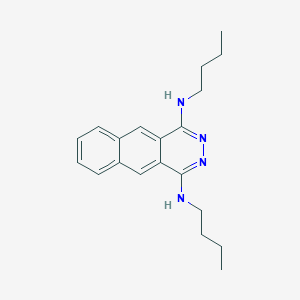 molecular formula C20H26N4 B149842 1,4-Bis(butylamino)benzo(g)phthalazine CAS No. 133825-72-6