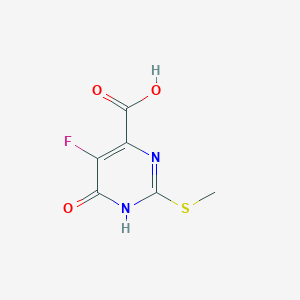 5-Fluoro-2-(methylthio)-6-oxo-1,6-dihydropyrimidine-4-carboxylic acid