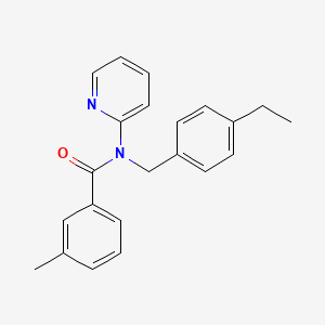 N-(4-ethylbenzyl)-3-methyl-N-(pyridin-2-yl)benzamide