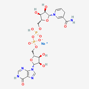 molecular formula C21H27N6NaO15P2 B1498434 Deamino dpnh sodium salt 