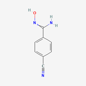 molecular formula C8H7N3O B1498443 4-Cyano-N'-hydroxybenzene-1-carboximidamide CAS No. 22179-85-7