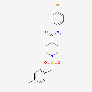 N-(4-bromophenyl)-1-[(4-methylbenzyl)sulfonyl]piperidine-4-carboxamide