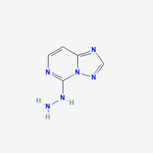 molecular formula C5H6N6 B1498449 [1,2,4]Triazolo[1,5-C]pyrimidin-5-ylhydrazine 