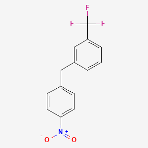 molecular formula C14H10F3NO2 B1498450 (4-Nitrophenyl)-(3-trifluoromethyl-phenyl)-methane CAS No. 86845-31-0