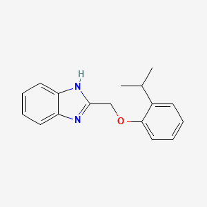 2-{[2-(propan-2-yl)phenoxy]methyl}-1H-benzimidazole