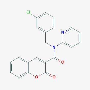 N-(3-chlorobenzyl)-2-oxo-N-(pyridin-2-yl)-2H-chromene-3-carboxamide