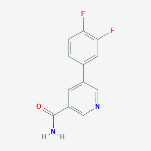 molecular formula C12H8F2N2O B1498460 5-(3,4-Difluorophenyl)nicotinamide CAS No. 1125429-25-5