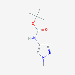 molecular formula C9H15N3O2 B1498466 tert-Butyl (1-methyl-1H-pyrazol-4-yl)carbamate CAS No. 796845-64-2