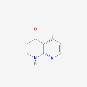 molecular formula C9H10N2O B1498467 5-甲基-2,3-二氢-1,8-萘啶-4(1H)-酮 CAS No. 1176517-83-1