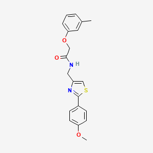 N-{[2-(4-methoxyphenyl)-1,3-thiazol-4-yl]methyl}-2-(3-methylphenoxy)acetamide