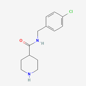 molecular formula C13H17ClN2O B1498471 Piperidine-4-carboxylic acid 4-chloro-benzylamide CAS No. 885274-77-1