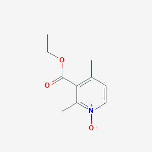 molecular formula C10H13NO3 B1498472 N-Oxide-2,4-dimethyl-3-pyridine carboxylic acid ethyl ester CAS No. 405058-67-5