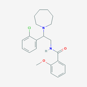 N-[2-(azepan-1-yl)-2-(2-chlorophenyl)ethyl]-2-methoxybenzamide