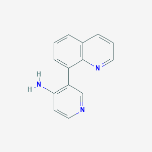 molecular formula C14H11N3 B1498486 3-(Quinolin-8-yl)pyridin-4-amine CAS No. 1125412-18-1