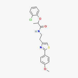 2-(2-chlorophenoxy)-N-{2-[2-(4-methoxyphenyl)-1,3-thiazol-4-yl]ethyl}propanamide