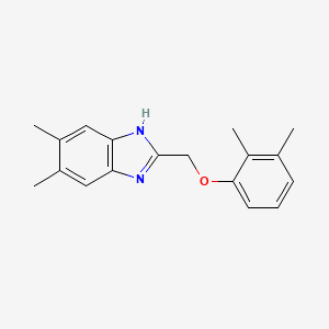 2-[(2,3-dimethylphenoxy)methyl]-5,6-dimethyl-1H-benzimidazole