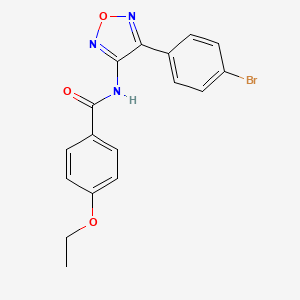 N-[4-(4-bromophenyl)-1,2,5-oxadiazol-3-yl]-4-ethoxybenzamide