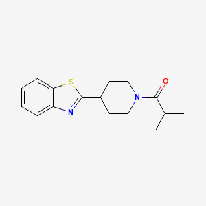 1-[4-(1,3-Benzothiazol-2-yl)piperidin-1-yl]-2-methylpropan-1-one