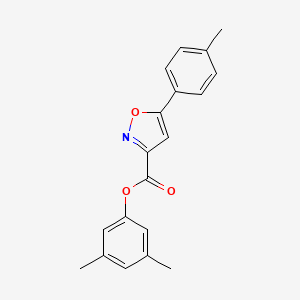 3,5-Dimethylphenyl 5-(4-methylphenyl)-1,2-oxazole-3-carboxylate